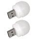 thumbnail image 2 of Lámpara de enchufe USB Computadora Carga de energía móvil Luz nocturna USB (2 piezas-Blanco) Universal Accesorios Electrónicos, 2 of 9