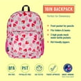 thumbnail image 4 of Wildkin Kids 16 Inch Backpack for Boys and Girls (Strawberry Patch), 4 of 5