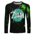 thumbnail image 2 of Logo The Legend of Zelda Tears Men's Long Sleeve T Shirt 3D Printed Fashion Tee Shirts Top Soft Comfortable Daily Shirt, 2 of 6