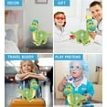 thumbnail image 4 of DolliBu Green Dinosaur Doctor Plush Toy - Super Soft Dinosaur Doctor Stuffed Animal Dress Up with Cute Scrub Uniform and Cap Outfit - Fluffy Doctor Toy Plush Gift - 10 Inches, 4 of 7