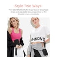 thumbnail image 4 of Cartera de pulsera WESTBRONCO acolchada de nailon con 3 monederos con cierre, 4 of 7