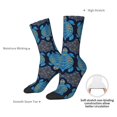thumbnail image 4 of KLL Turtle Print Cool Socks Men's Women's Crew Socks Funny Crazy Novelty Stockings, 4 of 6