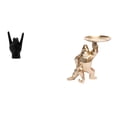 thumbnail image 1 of Escultura De Mano Con Gesto De Roca, Estatua Creativa De Dedo Con Bandeja De Servicio, Obra De Arte De Resina Para Apartamento, Dormitorio, Restaurante, Decoración De Sala De Estar, 1 of 8