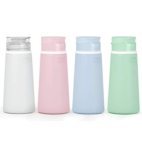 Silicone Leakpoof Refillable Portable MIni Gel Empty Bottles For Travel Outdoor 