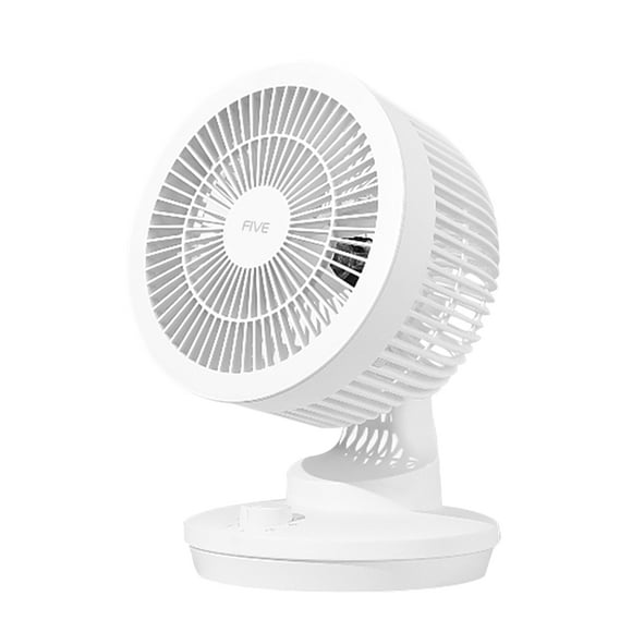 FIVE Air Circulation Fan Natural Wind Air Cooler with 3 Blades/Wide-angle Air Supply/3-Speed Wind/Air Purifier