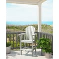 thumbnail image 4 of Musser Outdoor Adirondack Chair Wooden Patio Chair Lounge Chair White, 4 of 8