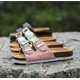 thumbnail image 3 of Zapatillas para mujeres con botones ajustables zapatillas con suela de corcho, 3 of 3