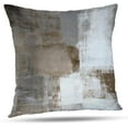 thumbnail image 4 of TaupeThrow Pillow Cover,Pack of 4 Soft Velvet Decorative Cushion Cover for Sofa Bedroom Living Room (20X20 inch,Taupe), 4 of 5