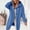 Blue, variant on Women Hooded Sweater Temperament Commuting Loose Large Size Hooded Cardigan Sweater Tan Sweater Women Women's Oversized Cardigan Womens Oversized Cardigan Shawl Neck Cardigan Women Cardigans Dress Tan
