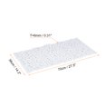 thumbnail image 2 of Uxcell 27.5" x 14.2" Alfombrilla de baño antideslizante para bañera blanca, 2 of 6