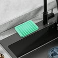 thumbnail image 3 of jiaroswwei Soap Tray Creative Shape Flexible Silicone Creative Comb-Shaped Soap Dishes Storage Holder Home Supplies, 3 of 8
