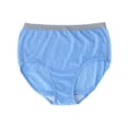 thumbnail image 3 of Fruit of the Loom Women`s 6pk Heather Cotton Briefs, 8, Assorted Heathers, 3 of 6