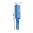 thumbnail image 2 of Unique Bargains 1pc Women Durable Wave Stripe Hair Comb for Curly Thick Straight Wavy Hair ABS Blue, 2 of 3