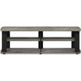 FURINNO Nelly Entertainment Center TV Stand, Short 43.3"(W) x13.4(H