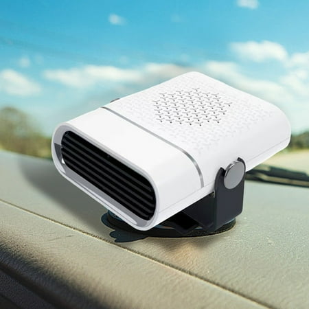 

12/24V Car Heater Portable Windshield Defogger and Defroster Fast Heating & Cooling Fans with Cigarette Lighter Plug Fine Mesh Strainer With Handle