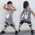 thumbnail image 4 of Futezty Toddler Boys Clothes Summer Outfit Sets, Toddler Boys Summer Dinosaur T-Shirt and Shorts Set, 4 of 4