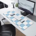 thumbnail image 2 of Optimize Your Workflow with Our Anti-Slip Pastel Checkered Mouse Pad - Cute Boho Aesthetic Ideal for Computer & Laptop, Perfect for Home Office, 31.5x11.8in., 2 of 7