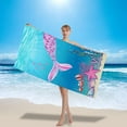 thumbnail image 6 of kladzum Beach Towel Microfiber Beach Towel Super,Lightweight Special Pattern Bath Towel, Sandproof Beach Blanket,Multi-Purpose Towel for Travel Swimming Pool Camping 27.55x59.05in on Clearance, 6 of 8