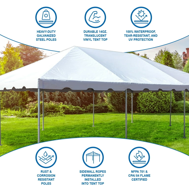 Party Tents Direct Weekender West Coast Frame Party Tent White