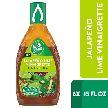 Wish-Bone Jalapeno Lime Vinaigrette Salad Dressing, 15 fl oz