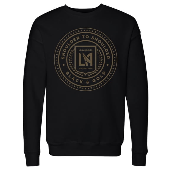 Men's 500 Level  Black LAFC Shoulder To Shoulder Emblem Pullover Sweatshirt