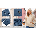 thumbnail image 4 of Rosvigor Oversized Hoodies for Women Polar Fleece Hooded Sweatshirts Drawstring Long Sleeve Pullover Tops, 4 of 6
