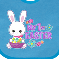 thumbnail image 4 of Inktastic My 1st Easter with Bunny and Easter Basket Girls Baby Bib, 4 of 4