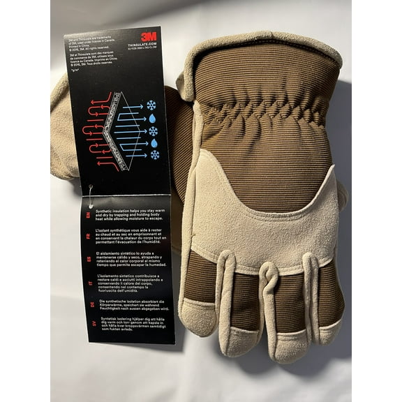 Boss Deerskin Winter work gloves large