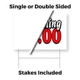 thumbnail image 3 of Everything 5 Dollars Yard Sign 10 Pack of 12 Inch x 16 Inch Single Sided Weatherproof Heavy-Duty Plastic with Stake | Cost-Effective Sales, Retail Bargains, Durable Signage | Made in, 3 of 7