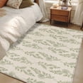 thumbnail image 4 of Area Rugs 2.7'x5', Green Botanical Carpet for Living Room Bedroom Dining Room, Pastoral Elegant Spring Floral Rustic Throw Kitchen Rugs Non Slip Washable Rectangle Indoor Outdoor Rugs, 4 of 8