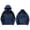 Dark Blue, variant on Mens Lightweight Jackets Outdoor Solid Color Windproof Removable Inner Liner Pocket Zipper Jacket Coats