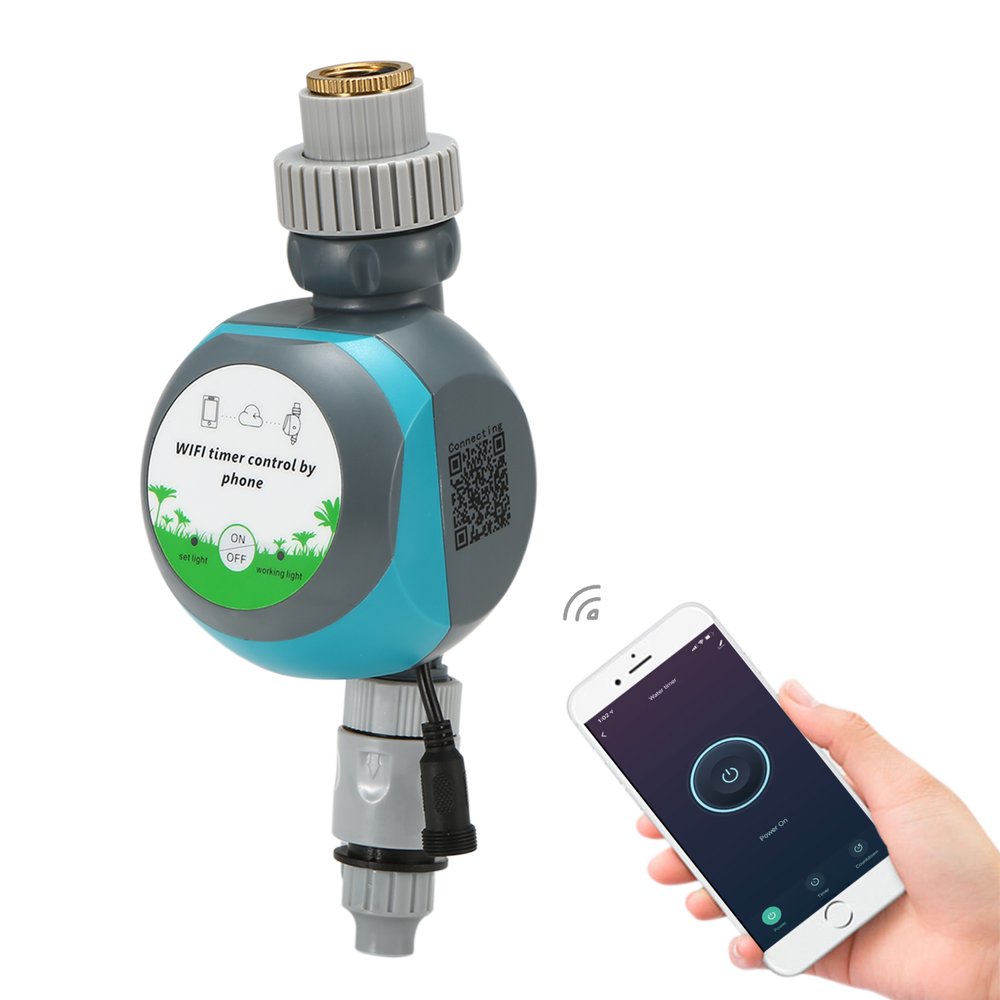 Smart WiFi Irrigation Water Timer Controller Mobile Phone Remote Access