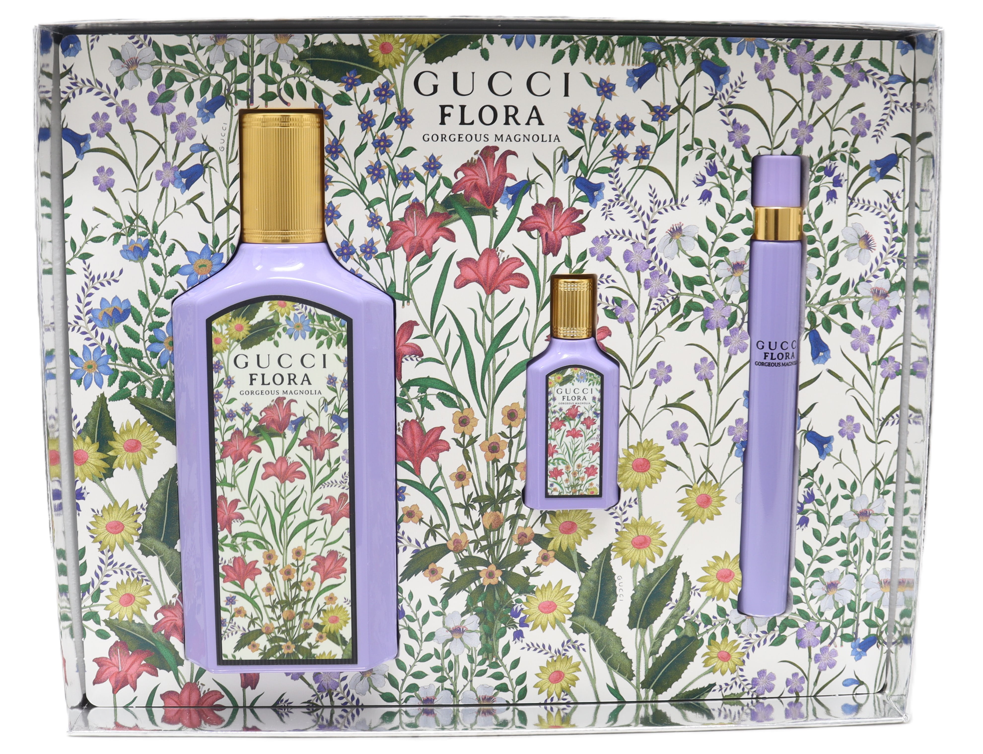 GUCCI FLORA Gorgeous Magnolia セット Gucci Flora Gorgeous Magnolia Gift Set - Walmart.com