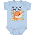 thumbnail image 3 of Inktastic My Aunt Loves Me Little Fox Boys or Girls Baby Bodysuit, 3 of 5