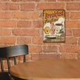 thumbnail image 5 of 1 pc Vintage Metal Tin Sign Iron Wall Decor for Bars Restaurants Cafe Pubs Rectangle Food 200x300x2.2mm, 5 of 7