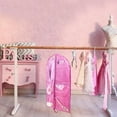 thumbnail image 6 of Numjaw 2 Pack Garment Bags,40 inch Garment Bag for Hanging Clothes,Waterproof Hanging Garment Bags For Dance Costumes,Travel Storage (Pink), 6 of 7