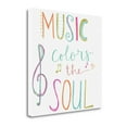 thumbnail image 2 of Tangletown Art, 25 x 25 "Music Colors the Soul " by Katie Doucette, Gallery Wrap, 2 of 3