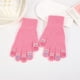 thumbnail image 1 of Funny Leakage Finger Gloves Pairs Touchscreen Stretch Knitted Warm Windproof Solid Color Mittens For Men And, 1 of 2