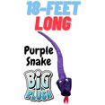 thumbnail image 3 of American Made Giant Stuffed Snake 18 Feet Long Soft Purple Big Plush Serpent Giant Stuffed Animal, 3 of 5