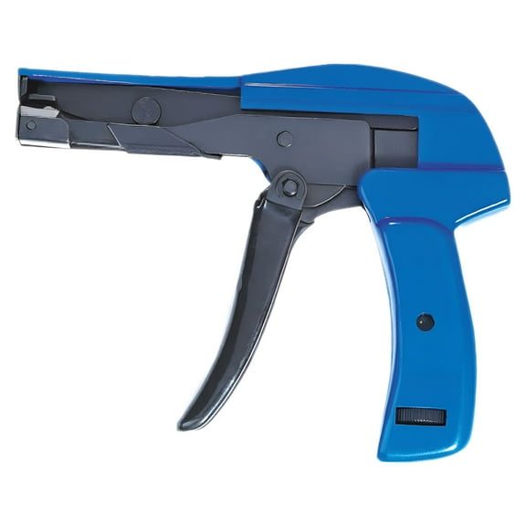 ZEPARO Zip Tie / Cable Tie Install Tool Adjustable Tension with Cutter for Nylon Ties up to 1/4" Tools, 1 Zip Gun