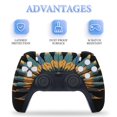 thumbnail image 4 of Indian Devil Skull PS5/PS5 Pro/PS5 Slim Digital Disc Skin Sticker For Console And Controller Skins, 4 of 7