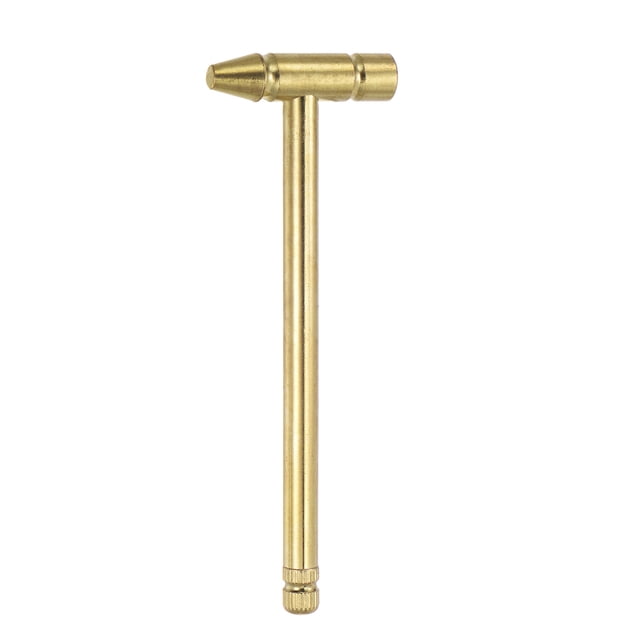 Unique Bargains Mini Multifunction Copper Hammer 160x52mm Small Brass Nail Pulling Hammers