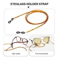 thumbnail image 4 of AURARMLET Glasses Ropes 3Pcs Men S Eyeglass Chains Bead String Plastic Anti Lost Portable Hiking Biking 11.8In, 4 of 8