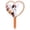 #A02-Angel, variant on Memorial Grave Markers Heart Memorial Plaque Stake Large Cemetery Decorations for Grave Miss You Memorial Metal Grave Markers for Mom Dad Cemetery Outdoors Yard Garden