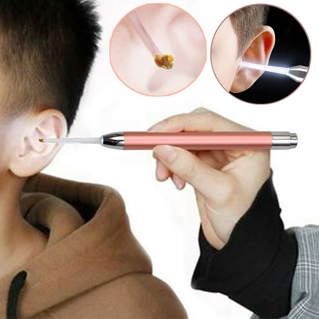 WIFKLSIIPG Hot LED Light Earpick Clean Flashlight Earpick Spoon Ear Cleaner Device LED Ligh