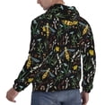 thumbnail image 6 of Honeii Wasp and Florals Pattern Mens Hoodies Men's Loose Sleeve Sweatshirt,Pullover Hooded Sweatshirt for Men,Essentials Hoodie-X-Large, 6 of 7
