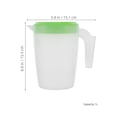 thumbnail image 2 of SKISUNO 2PCS Mixing Pitcher Sleek Design High Capacity Light Green for Cafes, 2 of 8