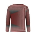 thumbnail image 3 of DDAPJ pyju Long Sleeve Henley Shirt for Men 3D Optical Illusion Print Button T-Shirts Novelty Tunnel Graphic Tees Big and Tall Casual Hipster Tee Tops Deals of The Day Wine XXXL, 3 of 5