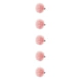 thumbnail image 1 of ZLight Chouchous à Pompons Tendance Coréens, Élastiques pour Queue de Cheval, Accessoires pour Cheveux, Rose, P 5ensemble, 1 of 6