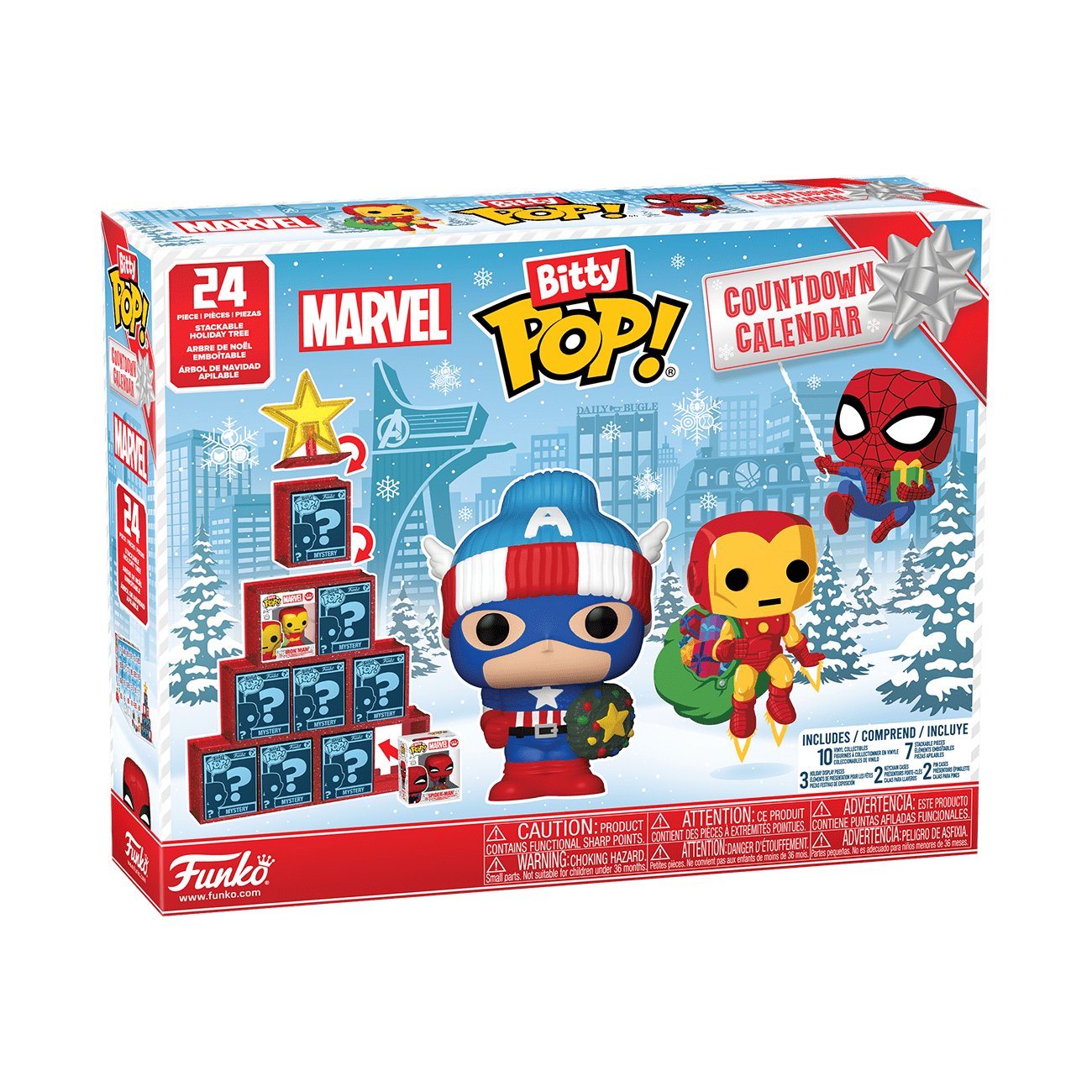 Funko Bitty POP! Countdown Calendar: Marvel Comics Collectible Vinyl Mini-Figures